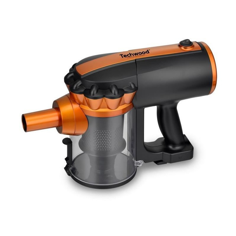 Aspirateur balai à main 600W orange - Techwood