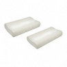 Lot de 2 oreillers à mémoire de forme - coussin orthopédique
