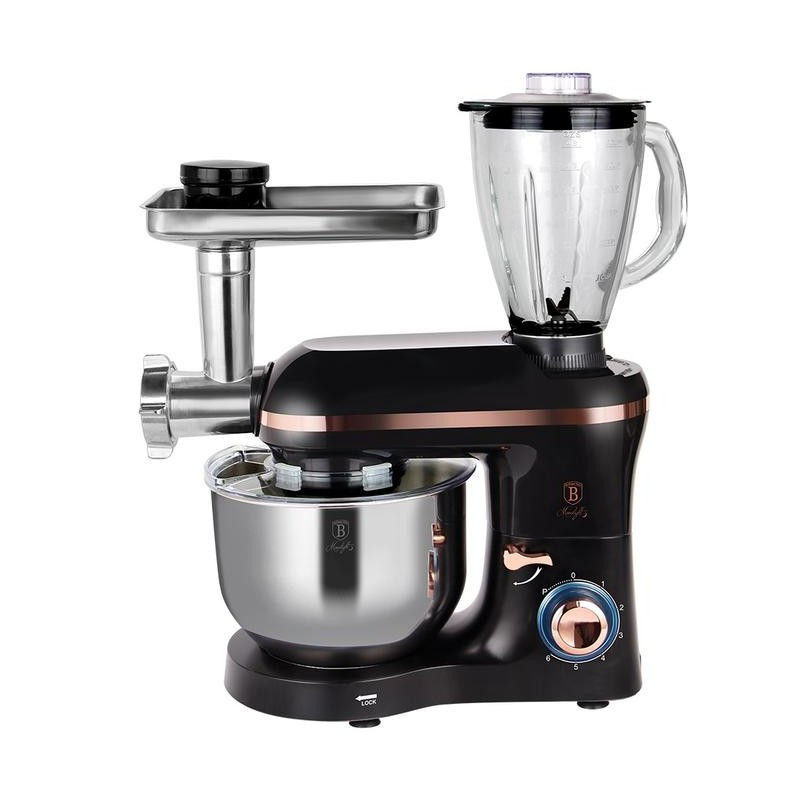 Robot pétrin avec blender et hachoir à viande