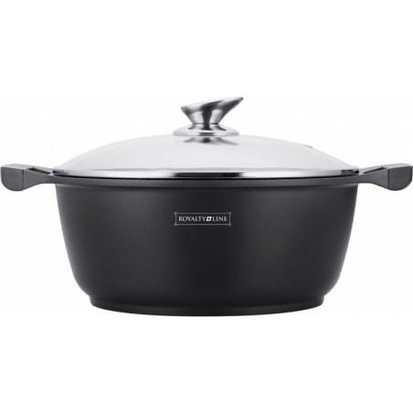 Faitout effet pierre 32 cm avec couvercle Royalty Line