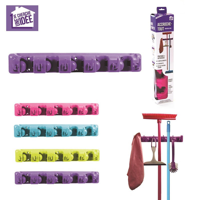 Accroche balai mural