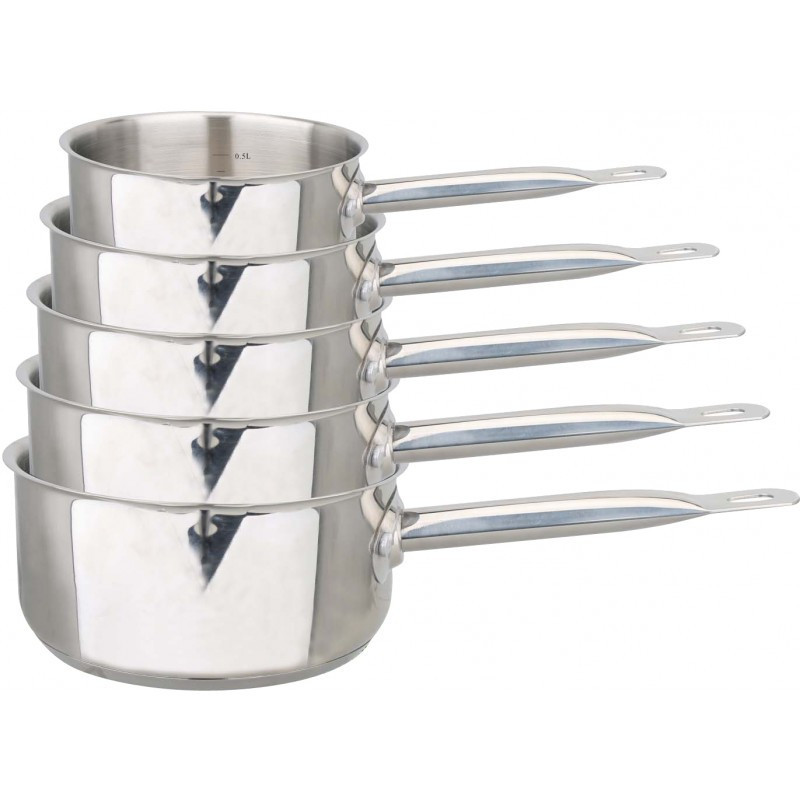 Série 5 casseroles pro lourdes inox