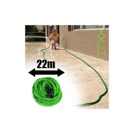 Tuyau Hose extensible XXL 22 m avec Pistolet Arrosage