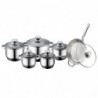 Batterie de cuisine 12 pcs en inox
