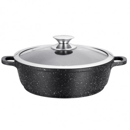 Sautoir effet pierre avec couvercle en verre - Kamberg