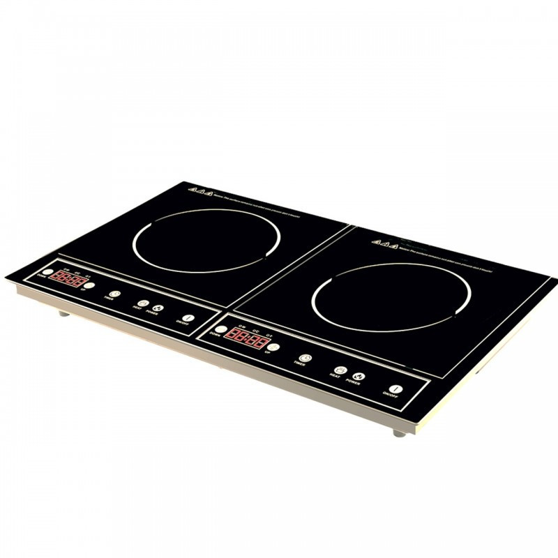 Plaque à induction 2 zones - 2000W + 1400W
