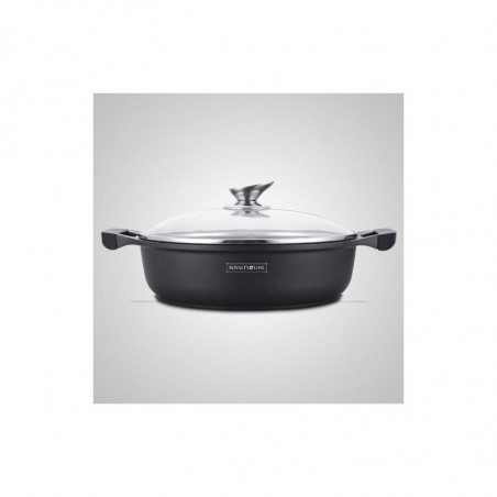 Sauteuse effet pierre 28 cm avec couvercle Royalty Line