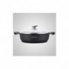 Sauteuse effet pierre 28 cm avec couvercle Royalty Line