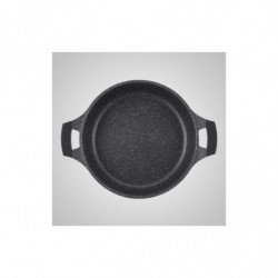 Sauteuse effet pierre 28 cm avec couvercle Royalty Line