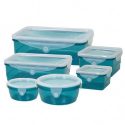 Lot de 6 boites de conservation 'Clever Box'