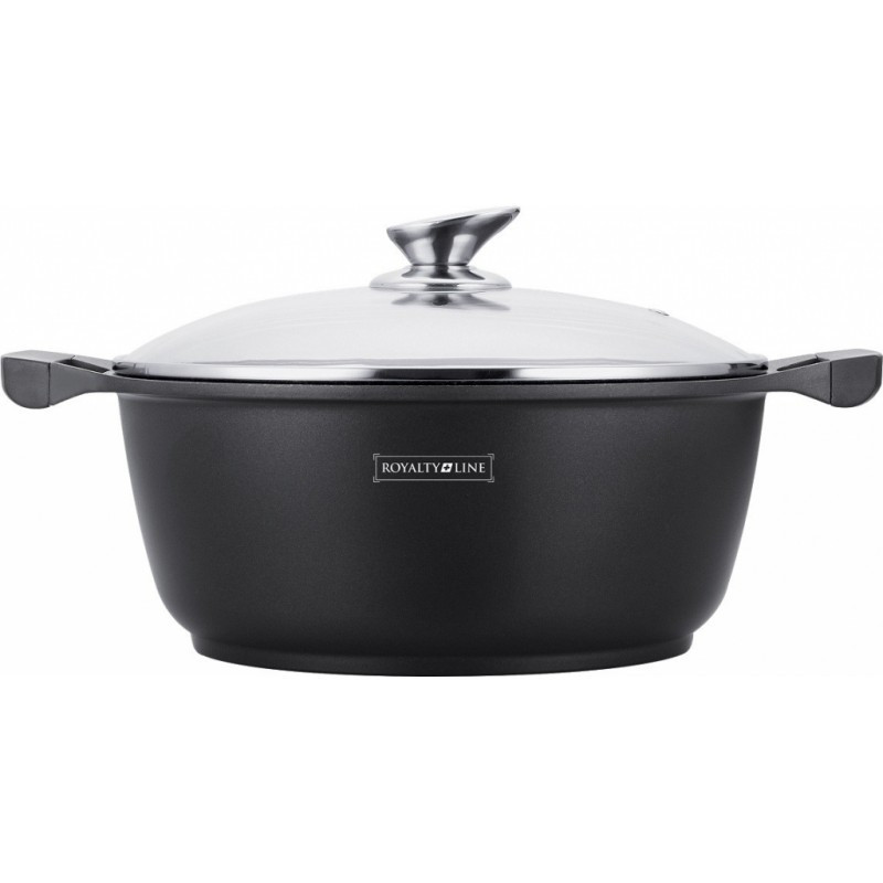 Faitout effet pierre 40 cm avec couvercle Royalty Line