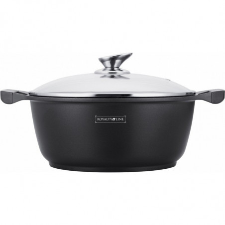 Faitout effet pierre 36 cm avec couvercle Royalty Line