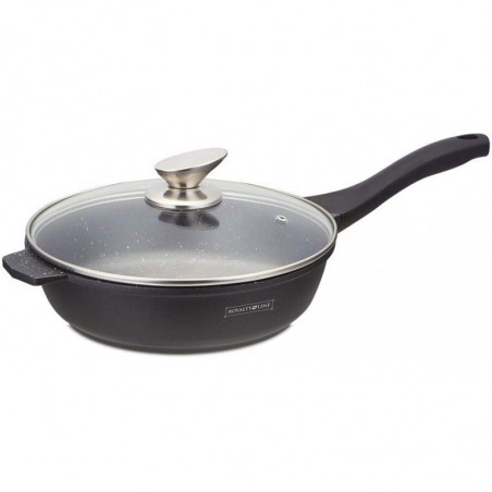 Sauteuse effet pierre 28 cm avec couvercle Royalty Line