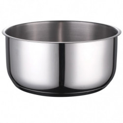 Série 3 casseroles inox + manche amovible