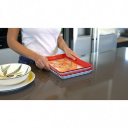 Lot de 2 plateaux de conservation 'Clever Tray'