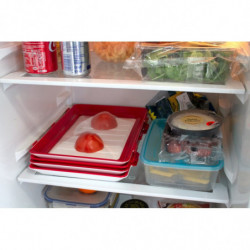 Lot de 2 plateaux de conservation 'Clever Tray'