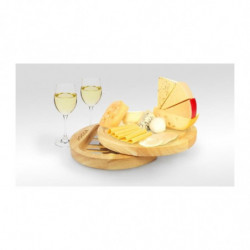 Set plateau et 4 couteaux à fromage