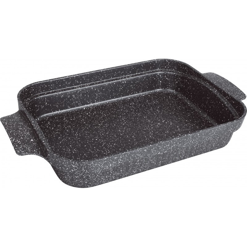 Plat à four effet pierre 36x27 cm